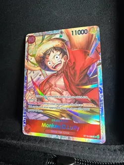 Monkey.D.Luffy ST10-006 SR, textured foil, 1st edition ENG, phima, tag gum gum - Image 5