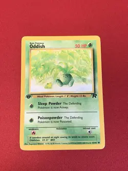 2000 Oddish #63/82 - Team Rocket 1st Edition - Pokemon Card Vintage WOTC - Image 1