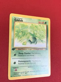 2000 Oddish #63/82 - Team Rocket 1st Edition - Pokemon Card Vintage WOTC - Image 3