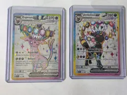 Pokemon Umbreon & Espeon Ex - 176 & 175 SV: Scarlet & Violet Promo Cards - Image 1