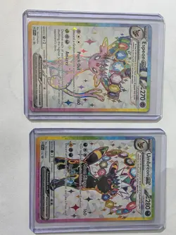 Pokemon Umbreon & Espeon Ex - 176 & 175 SV: Scarlet & Violet Promo Cards - Image 3