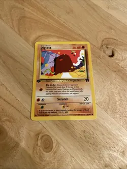 Diglett 1st Edition 52/82 Team Rocket Pokemon TCG Card Common 1999/2000 Wizards - Image 2