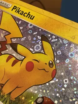 Pokemon TCG Pikachu SWSH039 Black Star Holo Promo Card Sword & Shield - Image 3