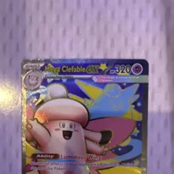 Pokemon Mega Clefable EX Full Art Holo Card 103/088 320 HP English - Image 2