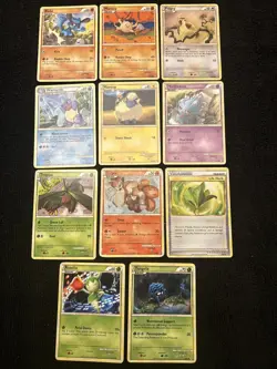 Lot 10: Heart Gold Soul Silver - Unleashed Set - 11 Cards - Pokemon 2010 - Image 1