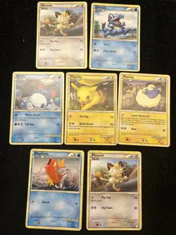 Lot 14: Heart Gold Soul Silver - Gyarados Raichu Set - 7x Cards - Pokemon 2019 - Image 1