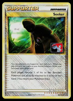 Pokemon Card - Seeker (League Promo) Crosshatch 88/102 Holo Reverse Holo Promo - Image 1