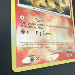 RETIRED Pokemon Card 2007 Growlithe Reverse Holo #89/132 – Secret Wonders - LP - Image 5
