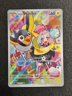 Ionos Wattrel 231/217 Ascended Heroes Illustration Rare Pokemon Card NM - Image 1