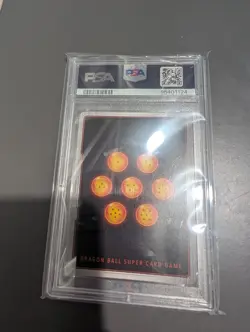 Dragon Ball Super Card Game SS2 Vegeta, Charging Rage bt24 PSA 10 - Image 2