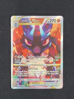 Lucario VSTAR Promo SWSH: Sword & Shield Promo Cards SWSD Fighting Holo SWSH291 - Image 1