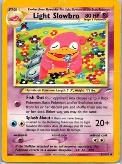 Light Slowbro 51/105 Unlimited Neo Destiny Pokemon Card - Image 1