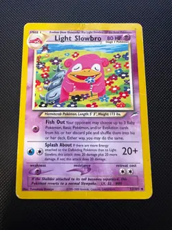 Light Slowbro 51/105 Unlimited Neo Destiny Pokemon Card - Image 3