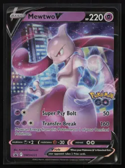 Mewtwo V - SWSH223 SWSH: Sword & Shield Promo Cards Pokemon TCG Card - Image 1