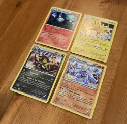 Pokemon TCG Holo Card Lot, Black & White Era, Zapdos Machamp Chandelure Haxorus - Image 2