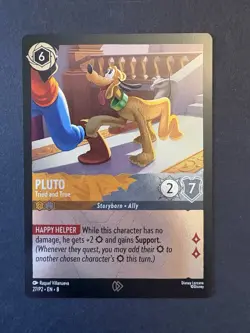 Disney Lorcana Pluto Tried And True Promo Card 27/P2 English VHTF! Gencon 2025 - Image 1