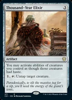 Thousand-Year Elixir [Commander 2021] Magic MTG - Image 1