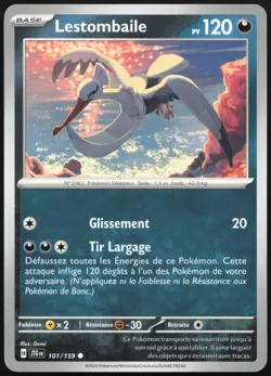 Pokemon Card Lestombaile 101/159 Adventures French Set - Image 1