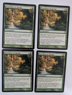 4 Heartbeat of Spring Champions of Kamigawa MTG NM Free shipping&tracking - Image 1