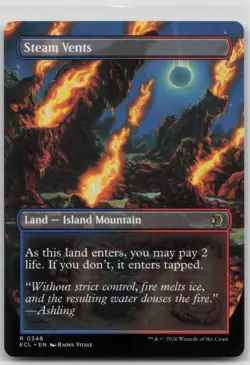 Steam Vents (Borderless) R Lorwyn Eclipsed 348 LP 2026 Raoul Vitale Regular - Image 2