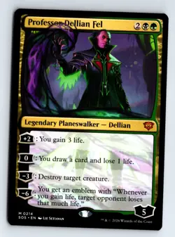 Professor Dellian Fel -Secrets of Strixhaven - Image 1