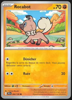 Pokemon Card Rocabot 084/159 Adventures French Set - Image 1