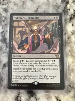 Splinter's Technique- MTG Rare Teenage Mutant Ninja Turtles 80 NM - Image 1