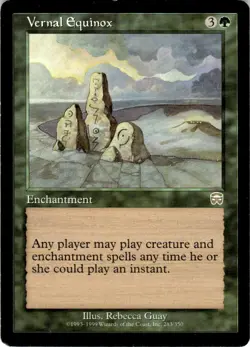 1999 Magic The Gathering Mercadian Masques Vernal Equinox #283 Light Play - Image 1