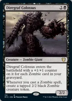 Diregraf Colossus [Innistrad: Midnight Hunt Commander] Magic MTG - Image 1