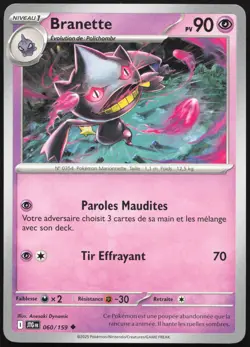 Pokemon Card Branette 060/159 Adventures French Set - Image 1