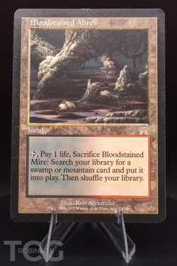 Bloodstained Mire: 2002 Magic the Gathering - Onslaught Regular - Image 1