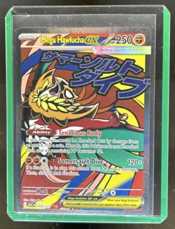 2026 Pokemon Ascended Heroes Mega Hawlucha ex Attack Rare #268/217 - Image 1