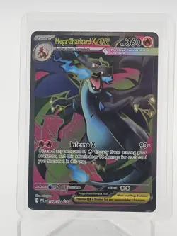 MEGA CHARIZARD X EX 2025 POKEMON PHANTASMAL FLAMES ULTRA RARE FA #109/094 Q6890 - Image 1