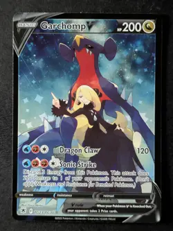 2022 Pokemon GARCHOMP V TG23/TG30 Astral Radiance Trainer Gallery Ultra Rare (B) - Image 1
