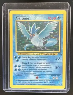 1999 Pokemon Fossil Articuno #2/62 - Image 1