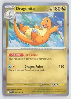 Dragonite 149/165 Pokemon 151 Holo Rare Near Mint - Image 1