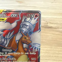 Reshiram & Charizard GX (Full Art) 194/214 SM Unbroken Bonds Ultra Rare Pokemon - Image 2