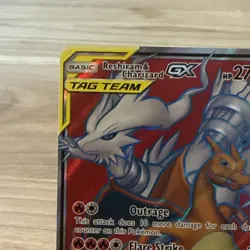 Reshiram & Charizard GX (Full Art) 194/214 SM Unbroken Bonds Ultra Rare Pokemon - Image 5