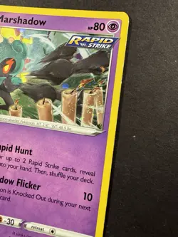 Marshadow (Cosmos Holo) 080/203 Holo Rare Holo Pokemon NM WITH SWIRL - Image 2