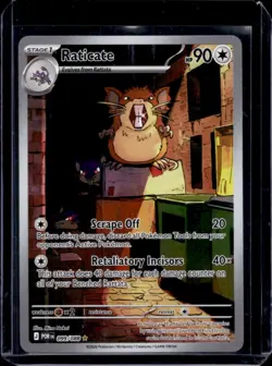 2026 Pokemon Perfect Order Raticate Illustration Rare #099/088 - Image 1