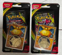 2 Pokemon TCG Mega Evolution Perfect Order Blister Packs Foil Promo Coin Booster - Image 1