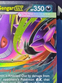 Pokemon | Mega Gengar EX | Phantasmal Flames 056/094 | Double Rare Holo Foil - Image 3