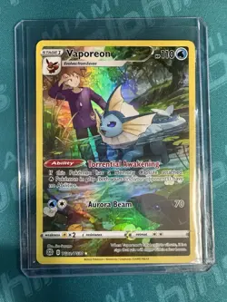 Pokemon Brilliant Stars Trainer Gallery English Vaporeon TG02/TG30 Holo Rare - Image 1
