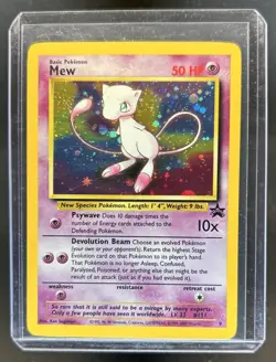 1999 Pokemon Wizards Black Star Promos Mew #9 - Image 1