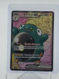 IONO'S BELLIBOLT EX 2025 POKEMON SCARLET VIOLET BLACK STAR PROMO #194 Q6890 - Image 1