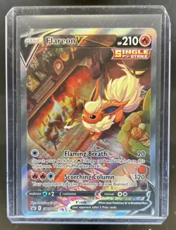 2019-2023 Pokemon SWSH Black Star Promos Flareon V #SWSH179 - Image 1