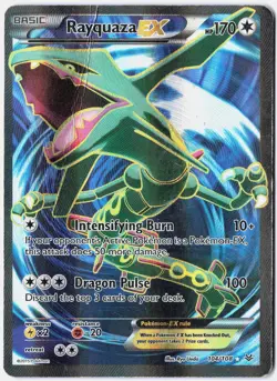 Pokemon *Rayquaza EX (104 Full Art) X1 Ultra Rare* (DMG) 104/108 Roaring Skies - Image 1