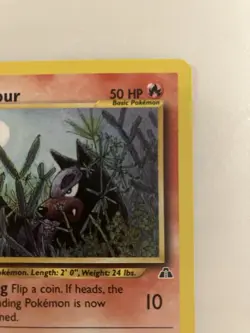 Vintage 2001 Pokemon TCG 🔥 Houndour 🔥 Neo Discovery Set 24/75! - Image 3