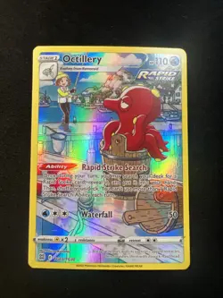 Octillery TG03/TG30 Swsh09: Brilliant Stars Trainer Gallery Holo Pokemon TCG NM - Image 1