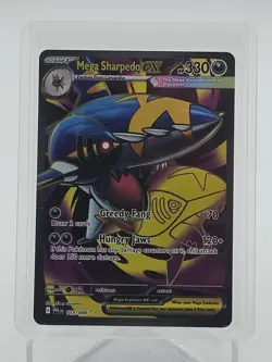MEGA SHARPEDO EX POKEMON PHANTASMAL FLAMES ULTRA RAR #113/094 Q6890 - Image 1